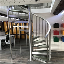 UK stainless steel glass spiral staircase 