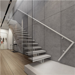 Galvanized steel staircase /indoor stair economic /iron staircase straight