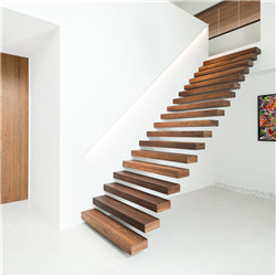 Prima hidden stringer floating stairs glass railing staircase