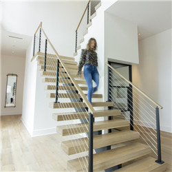 Prima Popular Customized Straight Staircase for House Use