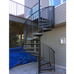 Cheap Price Outdoor Simple And Modern Iron Spiral Staircase Pictures