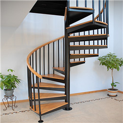 New Design Indoor Solid Tread Spiral Staircase