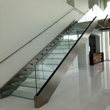 China supplier top-end indoor glass Steel Beam Stairs