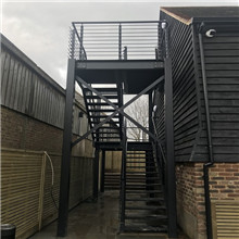UK carbon steel outdoor stair 