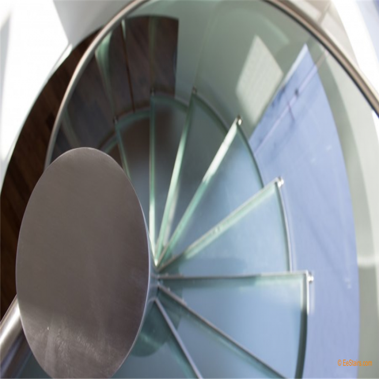 Modern Interior Carbon Steel Spiral Staircase Design
