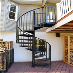 Galvanized Spiral Staircase Kits For Outdoor Decks Exterior 