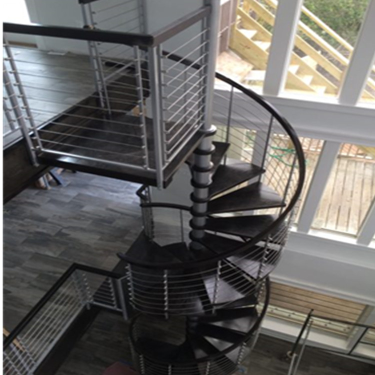 4 Story Spiral Staircase For Modern House Project