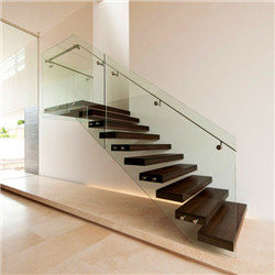 Hot sale floating staircase with single beam steel