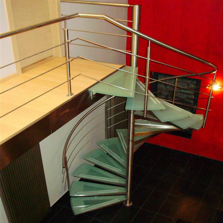 Interior Glass Spiral Staircase S Shaped Staircase Dimensions