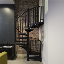 Modern Metal Spiral Staircase For French Proejct