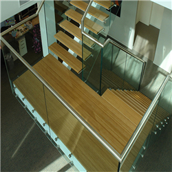 Indoor wooden staircase kits used steel staircases u shape steel staircases PR-T024