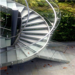 Handrail steel staircase weight exterior curved staircase prices