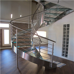 Handrail steel staircase arcat curved staircase parts