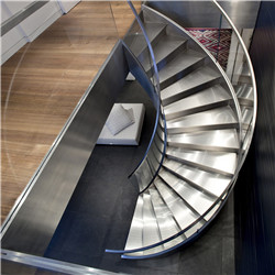 Metal step stainless steel staircase railing designs in india purchase curved staircase
