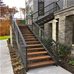 Painting Black Finish Steel Outdoor Stairs Garden Steps 