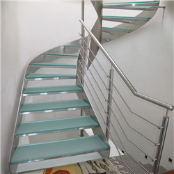 Modern structural  hadrail steel staircase ebay curved concrete stairs