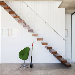Inside stair Modern house residential steel stairs floating staircase