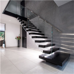 Prima low cost interior glass floating staircase design