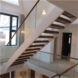 Customized Straight High Quality Wooden Staircase From Foshan