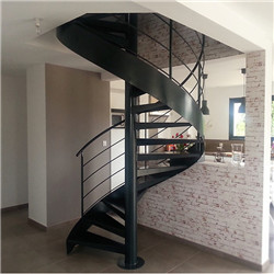 Modern Iron Rails For Homes Spiral Staircase With Single Stringer Stair