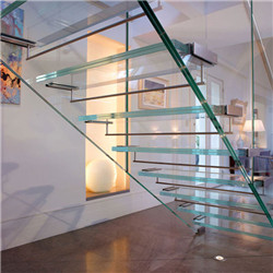 Prima industry indoor wood handrail floating staircase