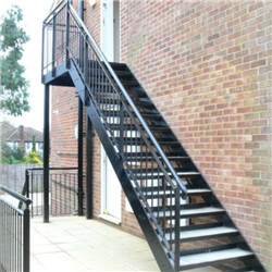 Outdoor Metal Straight Stairs Cost House Use Staircases Design
