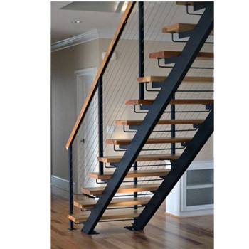 Best Price Decorative Indoor Acacia Wood Stair Parts Treads Staircase Step