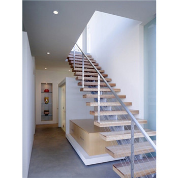 Indoor Stairs Design Customizable Modern Staircase Hardwood Stairs