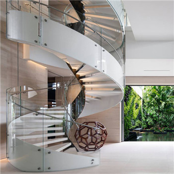 Curved Staircase Glass Banister Curved Staircase Cost