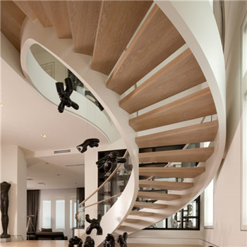 Attractive Price New Type Cheap Cost Curved Staircase For Sale