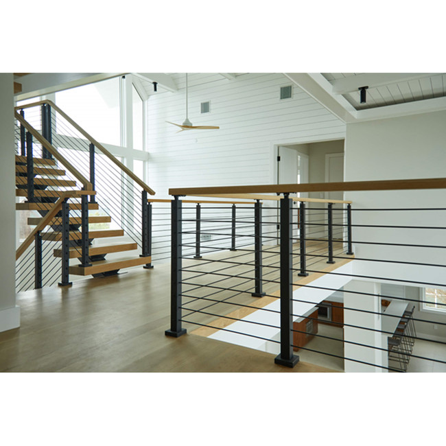 Indoor Stairs With Metal Balustrade Mono Staircase Space Saving