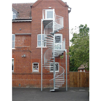 Modern Design Spiral Staircase Wrought Iron Spiral Stairs For Exterior