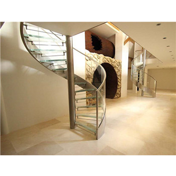 Indoor Spiral Staircase With Steel Structure Custom Made Spiral Stairs