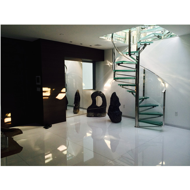 Stair Manufacturer Directly Hot Sell Customized Glass Spiral Staircase