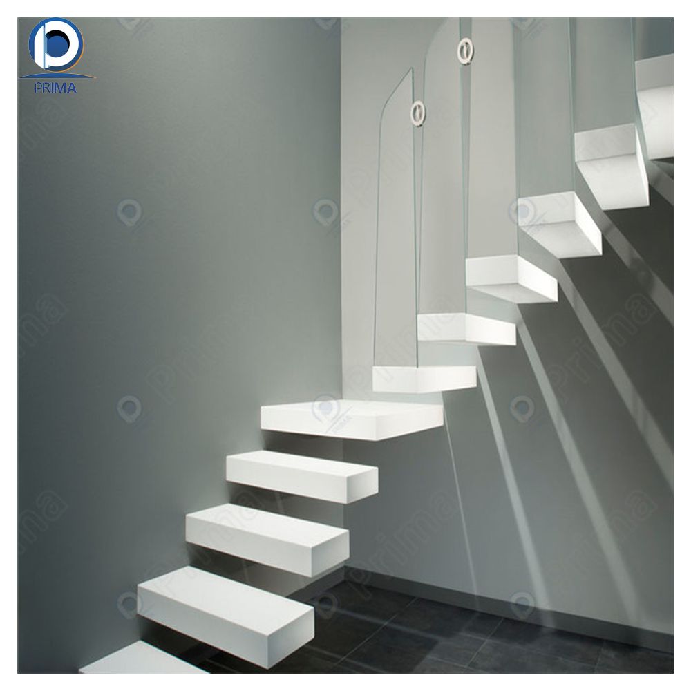 Premium Shape Staircase Featuring Minimalist Style and Sturdy Structure